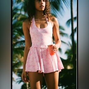 Love Shack Fancy Tierney Dress Posey Pink Bow Size Small NWT